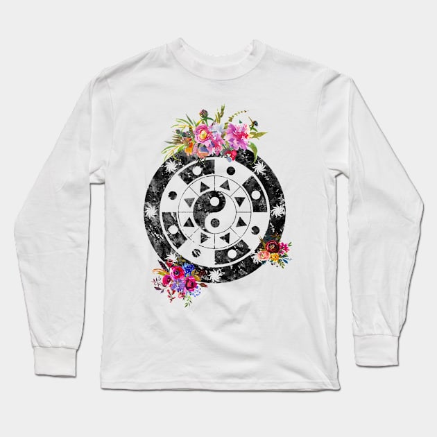 Mandala Long Sleeve T-Shirt by erzebeth